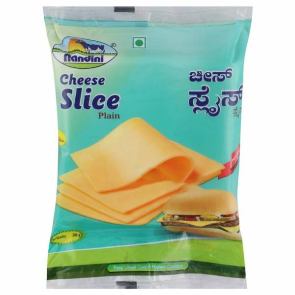 Nandini Plain Cheese Slices 200 g (Pouch) JioMart