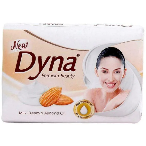 Dyna Premium Milk Cream & Almond Oil Soap 125 g (Pack of 4) JioMart
