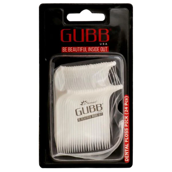Gubb Dental Floss Pick Tongue Cleaner Copper 24 pcs JioMart