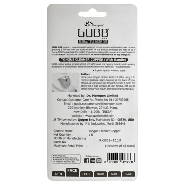 Gubb Dental Floss Pick Tongue Cleaner Copper 24 pcs JioMart