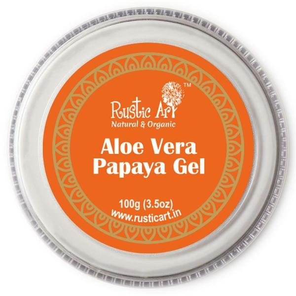 Rustic Art Aloe Vera Papaya Gel 100 g JioMart
