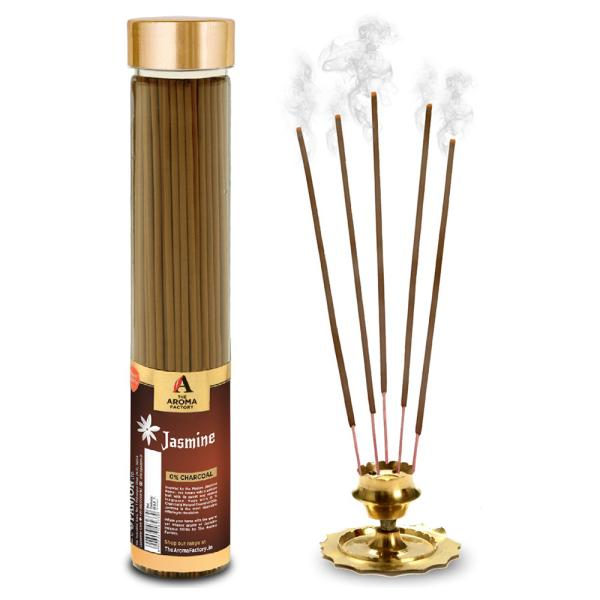 The Aroma Factory Jasmine Incense Sticks Bottle 100 pcs JioMart