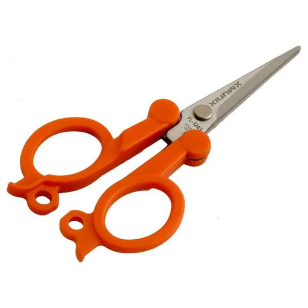 Munix Orange Folding Scissors 112 mm JioMart