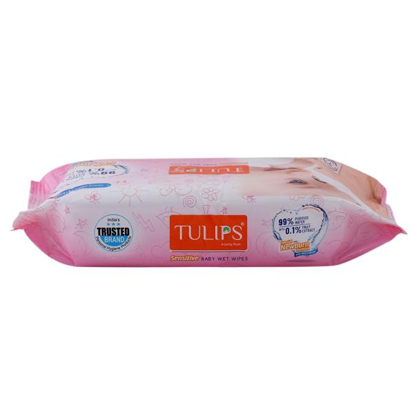 Tulips Sensitive Baby Wet Wipes 72 pcs JioMart