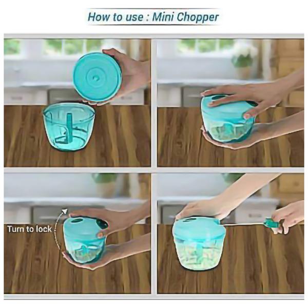 Floraware Green Plastic Vegetable Handy Chopper JioMart