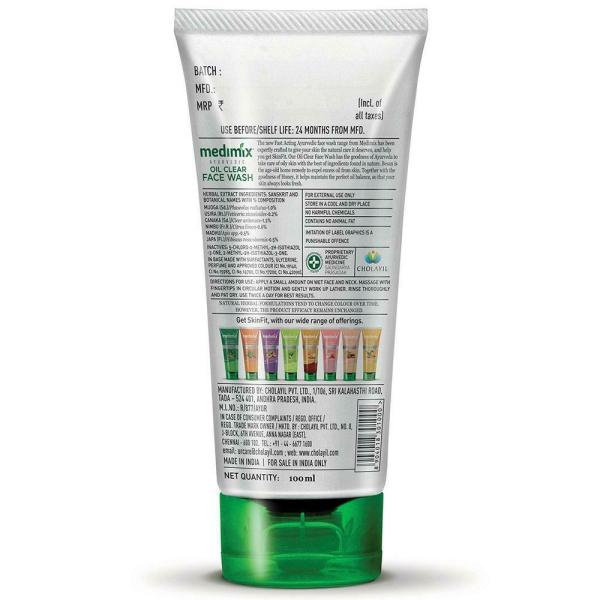Medimix Ayurvedic Oil Clear Honey Besan Face Wash 100 ml JioMart