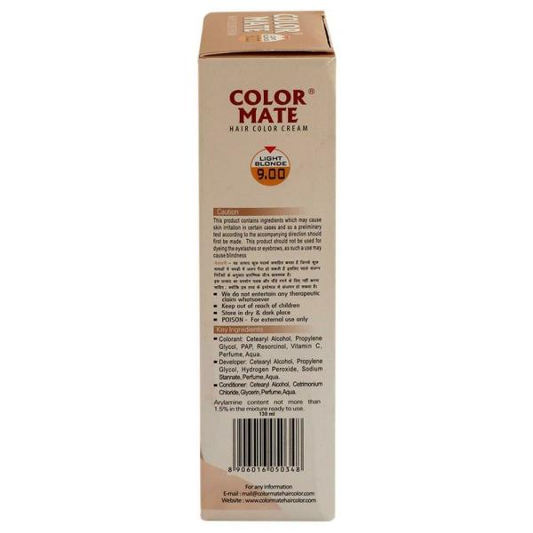 Color Mate Hair Color Cream, Light Blonde 130 ml JioMart