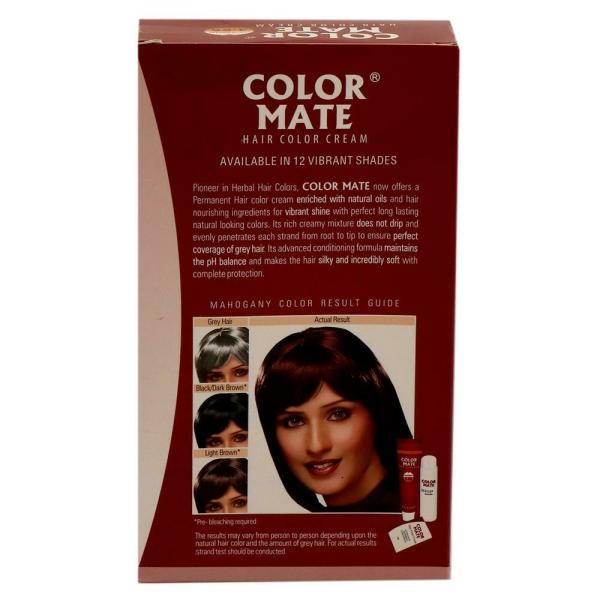 Color Mate Hair Color Cream, Mahogany (4.66) 130 ml JioMart