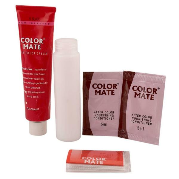 Color Mate Hair Color Cream, Natural Black () 130 ml - JioMart