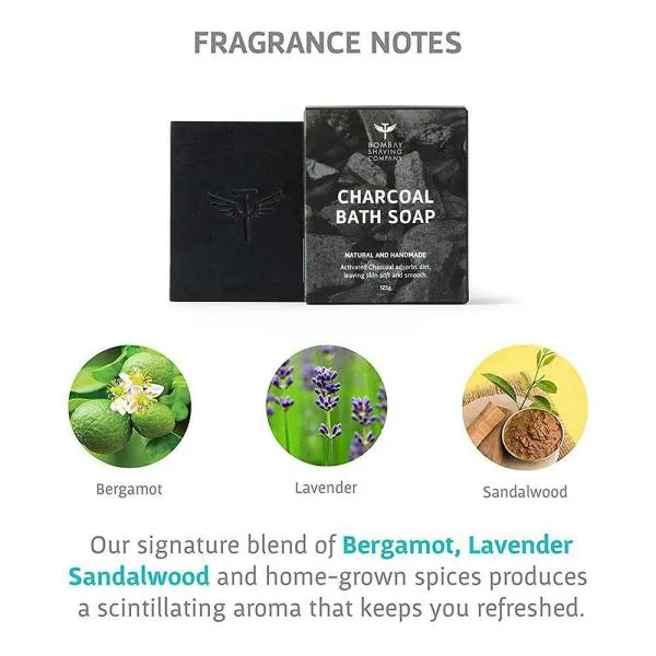 Bombay Shaving Company Charcoal Bath Soap 125 g - JioMart