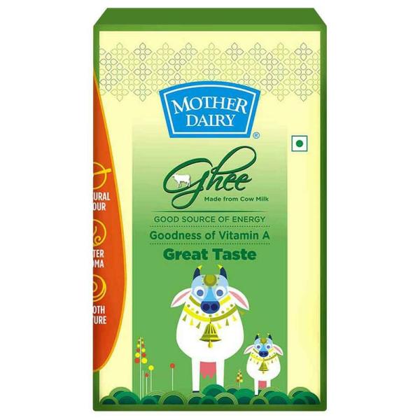 Mother Dairy Cow Ghee 1 L (Ceka Pack) JioMart