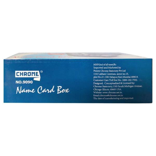 Chrome 9090 Grey And Black Plastic Name Card Box JioMart