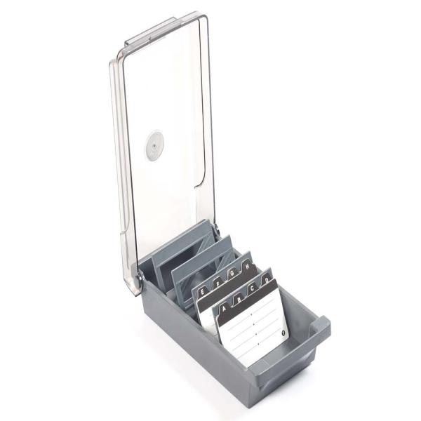 Chrome 9090 Grey And Black Plastic Name Card Box JioMart
