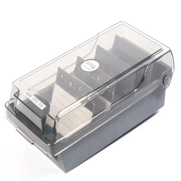 Chrome 9090 Grey And Black Plastic Name Card Box JioMart