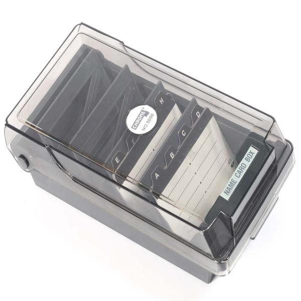 Chrome 9090 Grey And Black Plastic Name Card Box JioMart
