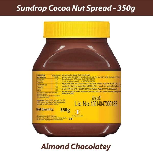 Sundrop Cocoa Nut Almond Chocolatey Spread 350 g JioMart