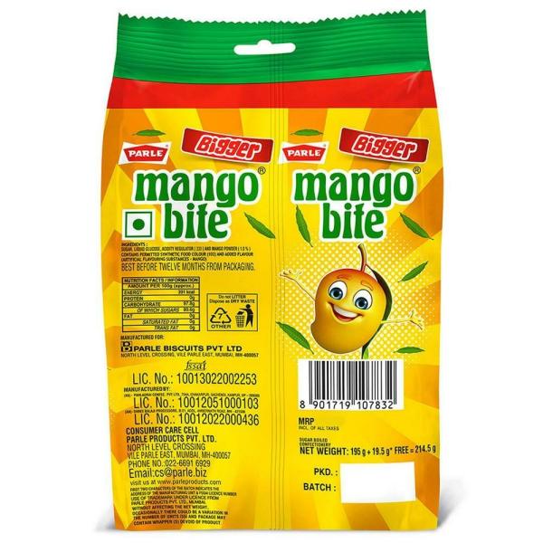 Parle Bigger Mango Bite Candy 195 g JioMart