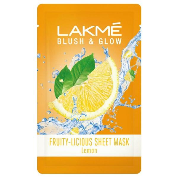 Lakme Blush & Glow FruityLicious Sheet Mask, Lemon 20 ml JioMart