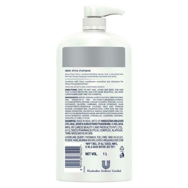 Dove Nutritive Solutions Daily Shine Shampoo 1 L JioMart