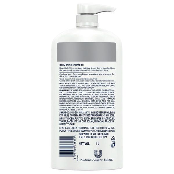 Dove Nutritive Solutions Daily Shine Shampoo 1 L JioMart