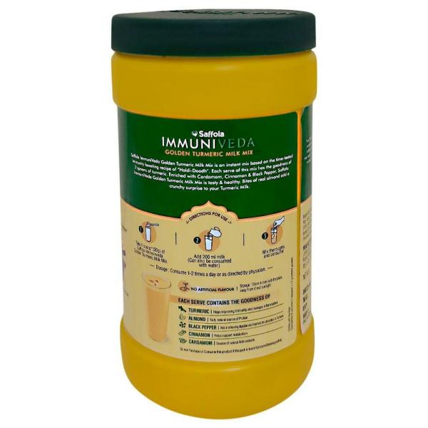 Saffola Immuniveda Golden Turmeric Milk Mix 400 g JioMart