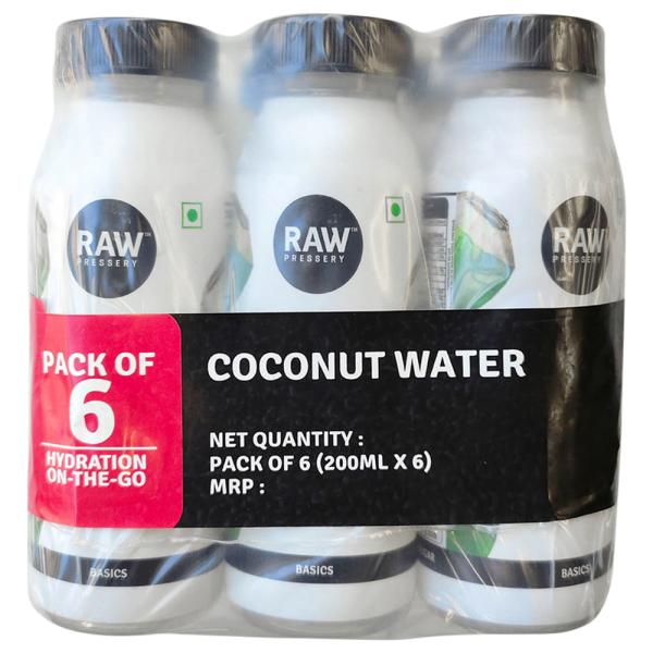 Raw Pressery Coconut Water 200 ml (6 pcs) JioMart