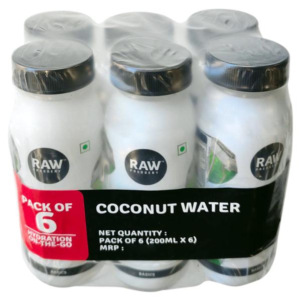 Raw Pressery Coconut Water 200 ml (6 pcs) JioMart
