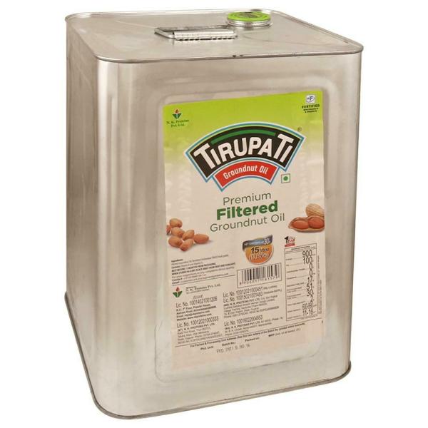 Tirupati Premium Filtered Groundnut Oil 15 L JioMart