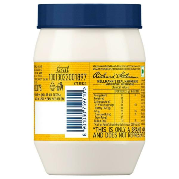 Hellmann's Real Veg Mayonnaise 275 g JioMart