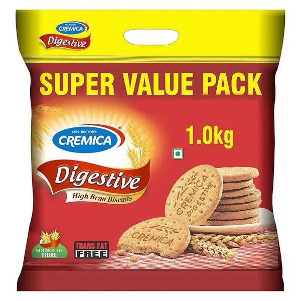 Cremica High Bran Digestive Biscuits Super Value Pack 1 kg JioMart