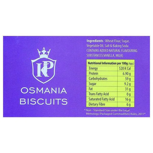 KP Osmania Biscuits 400 g JioMart
