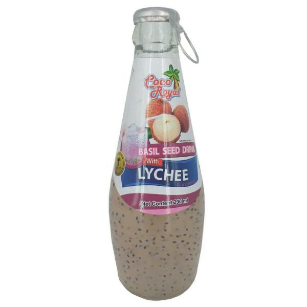 Coco Royal Basil Seed Lychee Drink 290 ml JioMart