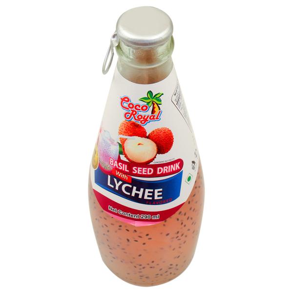 Coco Royal Basil Seed Lychee Drink 290 ml JioMart