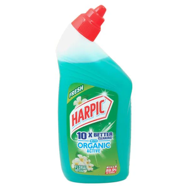 Harpic Organic Active Fresh Floral Disinfectant Toilet Cleaner 500 ml