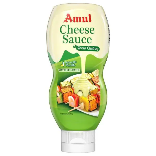 Amul Green Chutney Cheese Sauce 200 g (Squeeze Bottle) JioMart