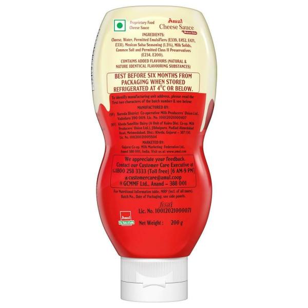 Amul Mexican Cheese Sauce 200 g (Squeeze Bottle) JioMart