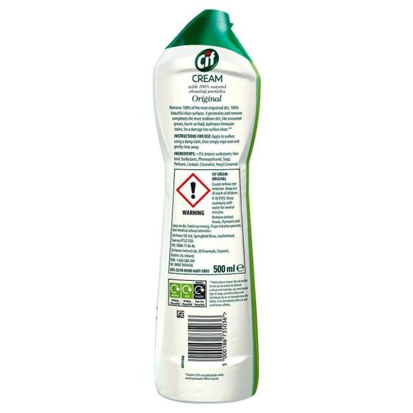 Cif Cream Original Surface Cleaner 500 ml JioMart