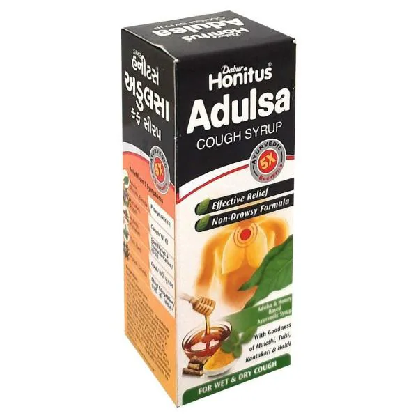 Dabur Honitus Adulsa Cough Syrup 100 ml JioMart