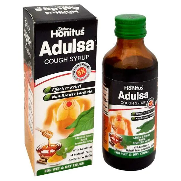 Dabur Honitus Adulsa Cough Syrup 100 ml JioMart