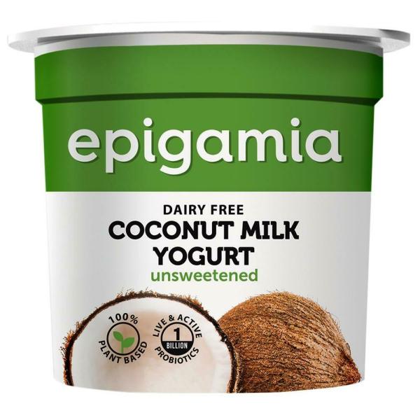 Epigamia Dairy Free Unsweetened Coconut Milk Yogurt 90 g (Cup) JioMart