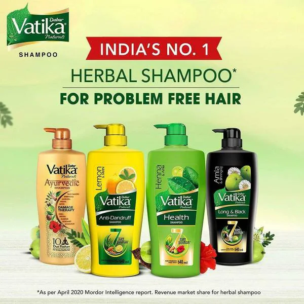 Dabur Vatika Naturals Anti Dandruff Shampoo 640 ml JioMart