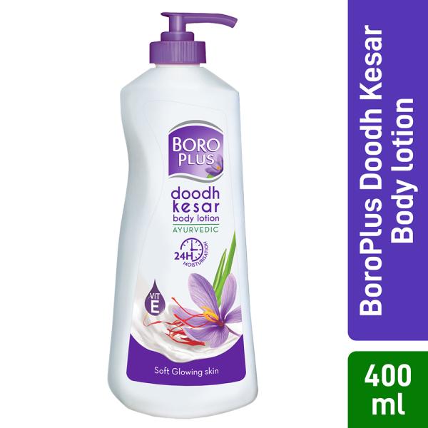 Boro Plus Doodh Kesar Ayurvedic Body Lotion 400 ml JioMart