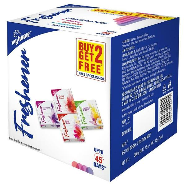 My Home Assorted Air Freshener Block 75 g (Buy 2 Get 2) JioMart