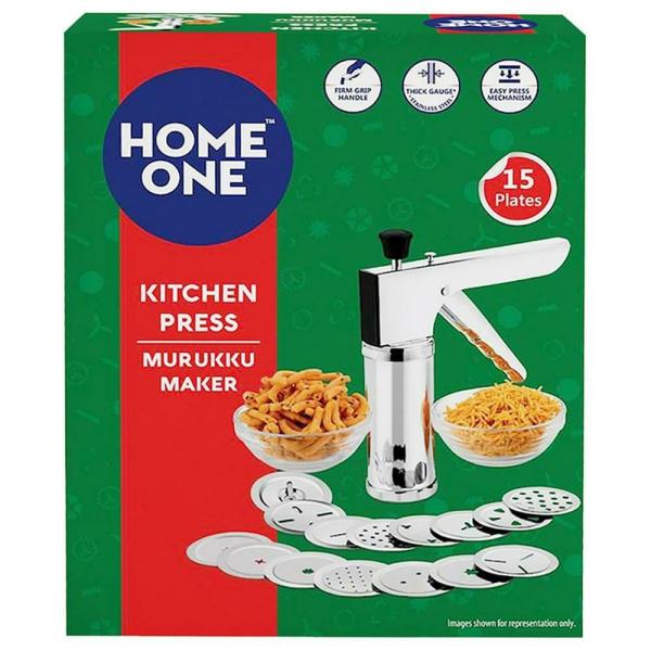 Home One Stainless Steel Kitchen Press (15 plates) JioMart