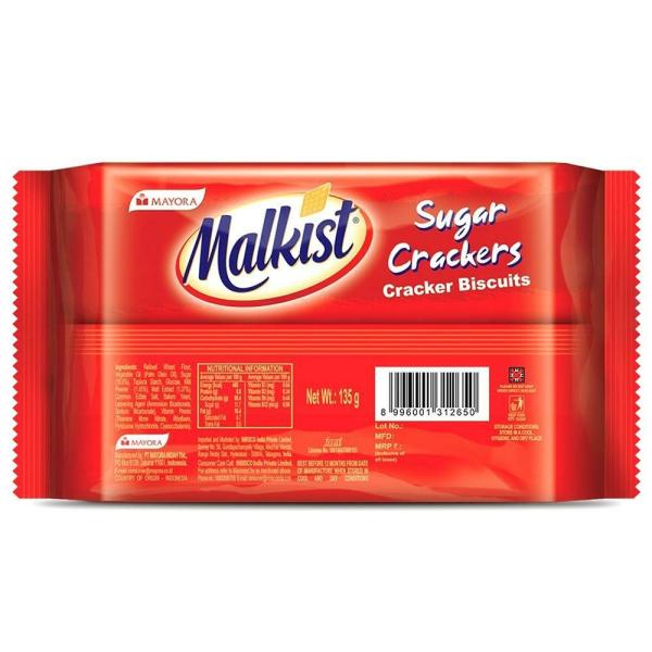 Mayora Malkist Sugar Crackers 105 g JioMart