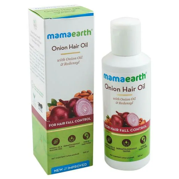 Mamaearth Hair Fall Control Onion Hair Oil 150 ml - JioMart