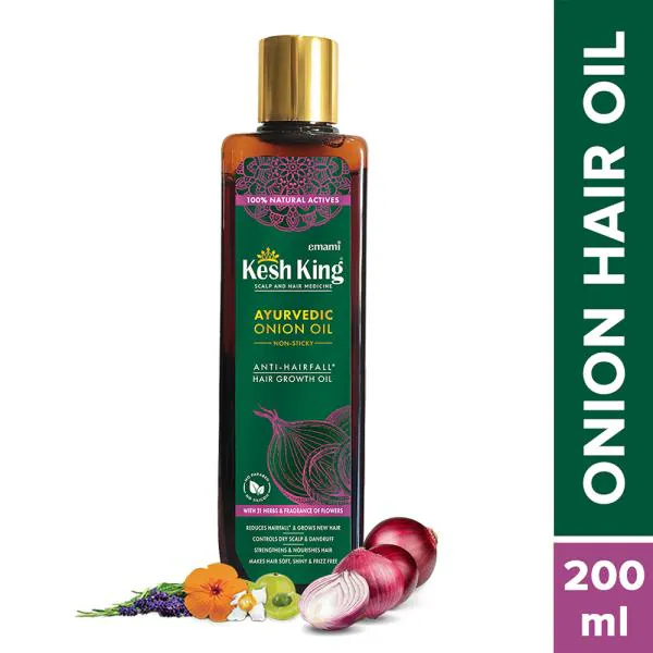 Kesh King Ayurvedic Onion Oil Anti-Hairfall Hair Growth Oil 200 ml - JioMart