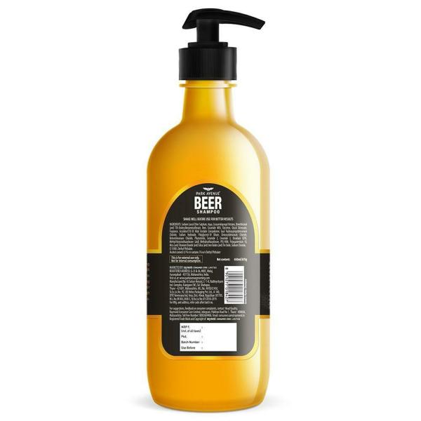 Park Avenue Shiny & Bouncy Beer Shampoo 650 ml JioMart
