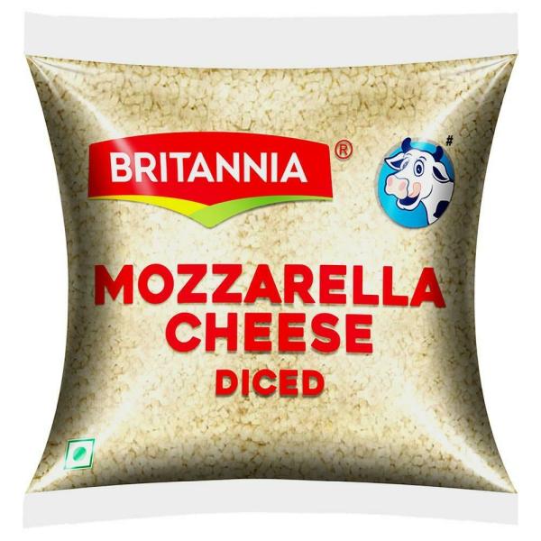 Britannia Mozzarella Diced Cheese 1 kg (Pouch) JioMart
