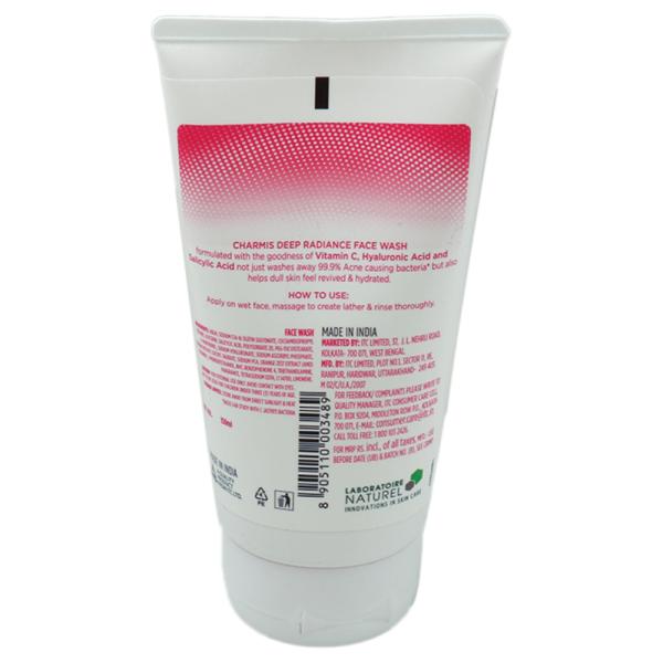Charmis Deep Radiance Vitamin C Hyaluronic and Salicylic Acid Face Wash